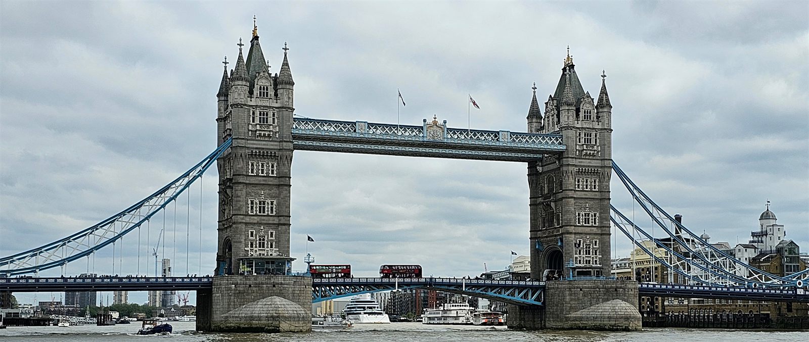 Tower Bridge over the River Thames, London